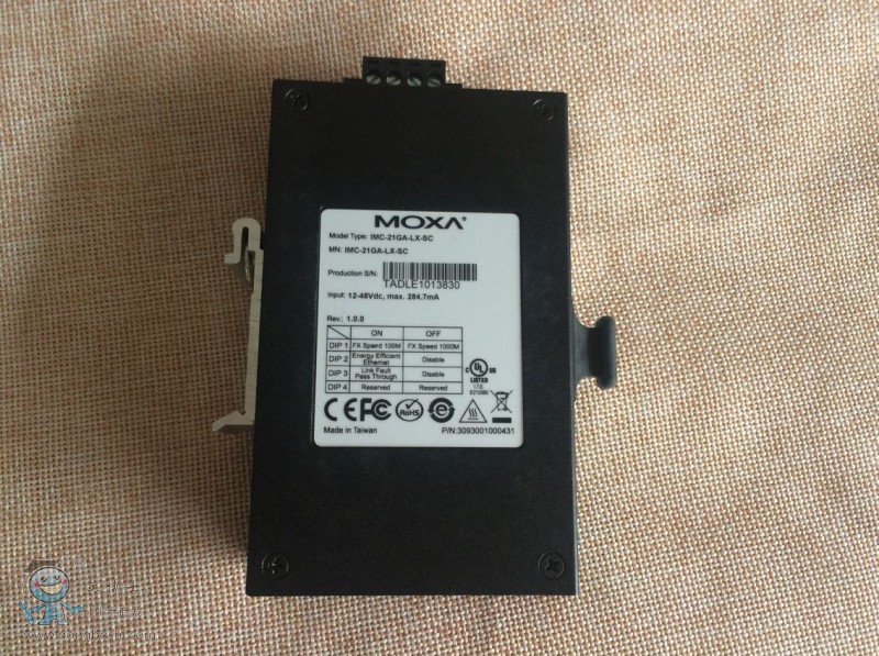 摩莎MOXA光電轉換器IMC-21GA-LX-SC工業級千兆原裝正品