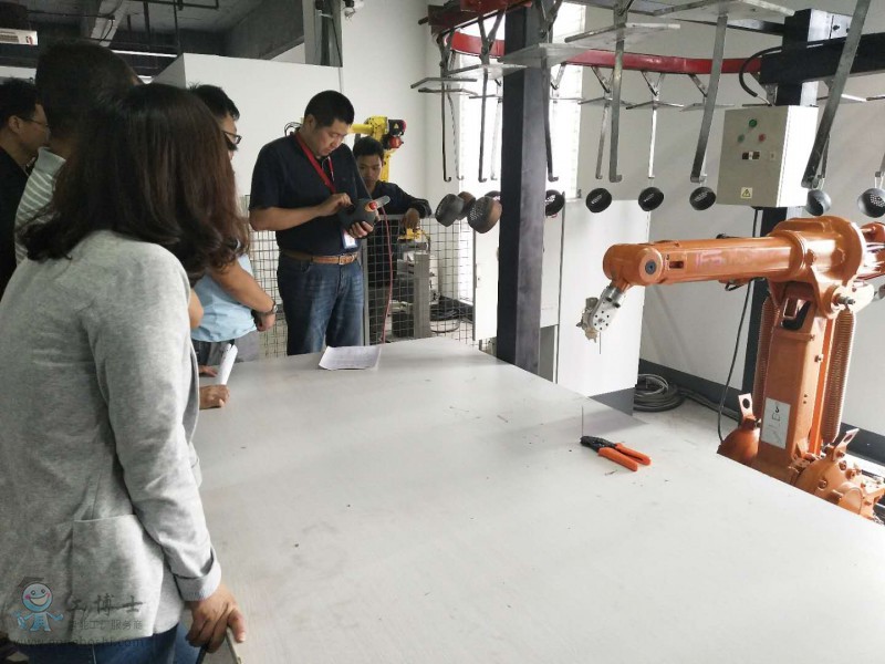 ABB機器人的手動操作示范