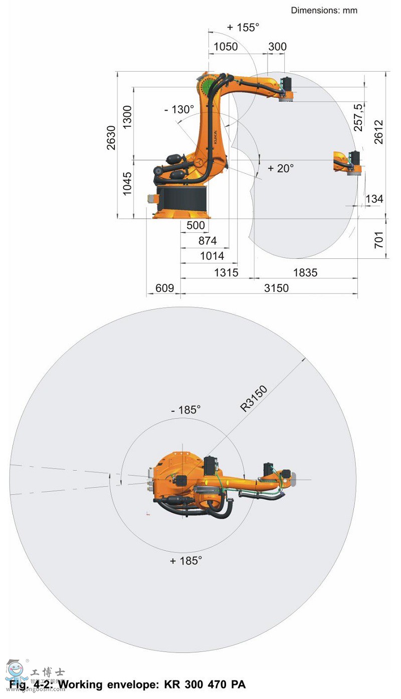 側(cè)視俯視圖