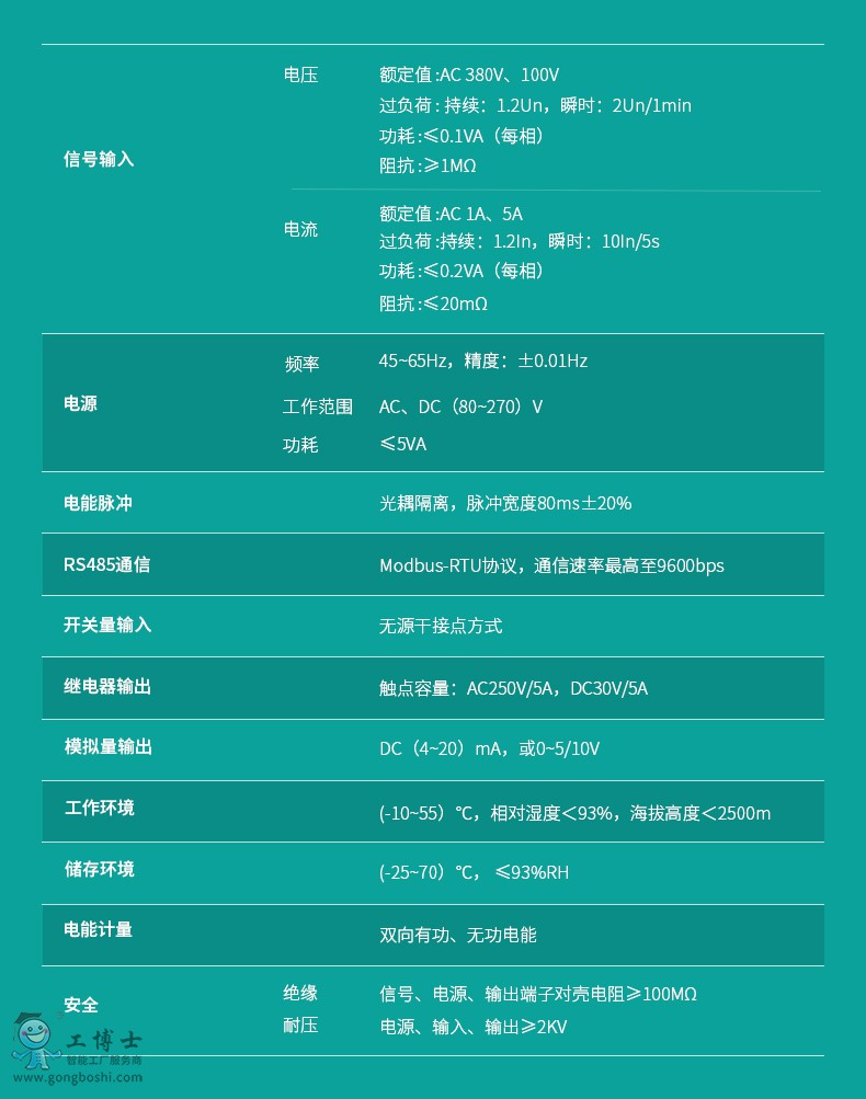 pd19系列技術(shù)參數(shù)