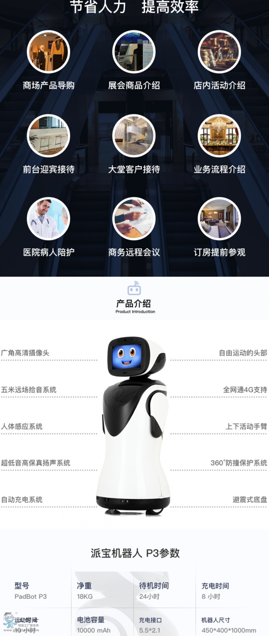 派寶迎賓接待機(jī)器人