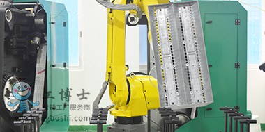 LED燈罩散熱器機器人打磨工作站