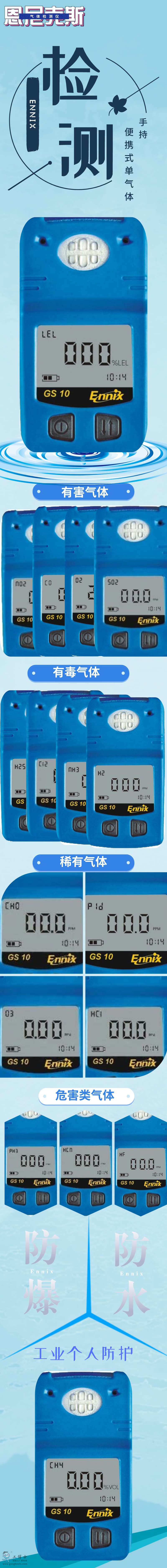 GS10單一氣體檢測儀