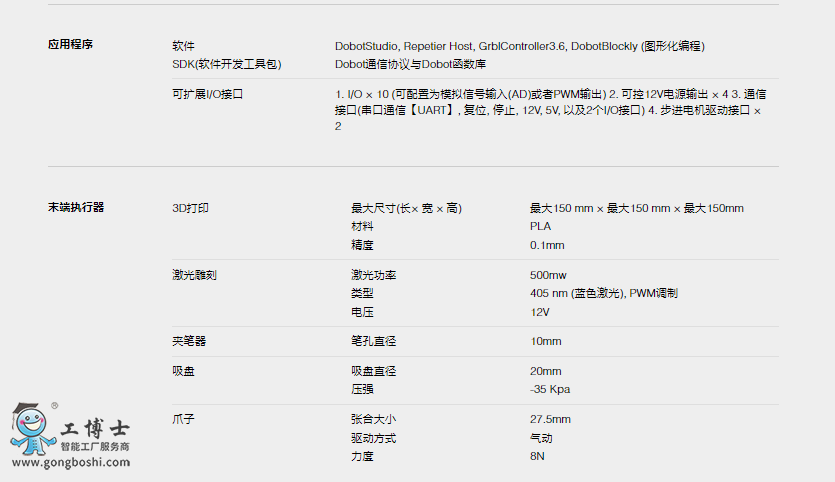 越疆機(jī)械臂