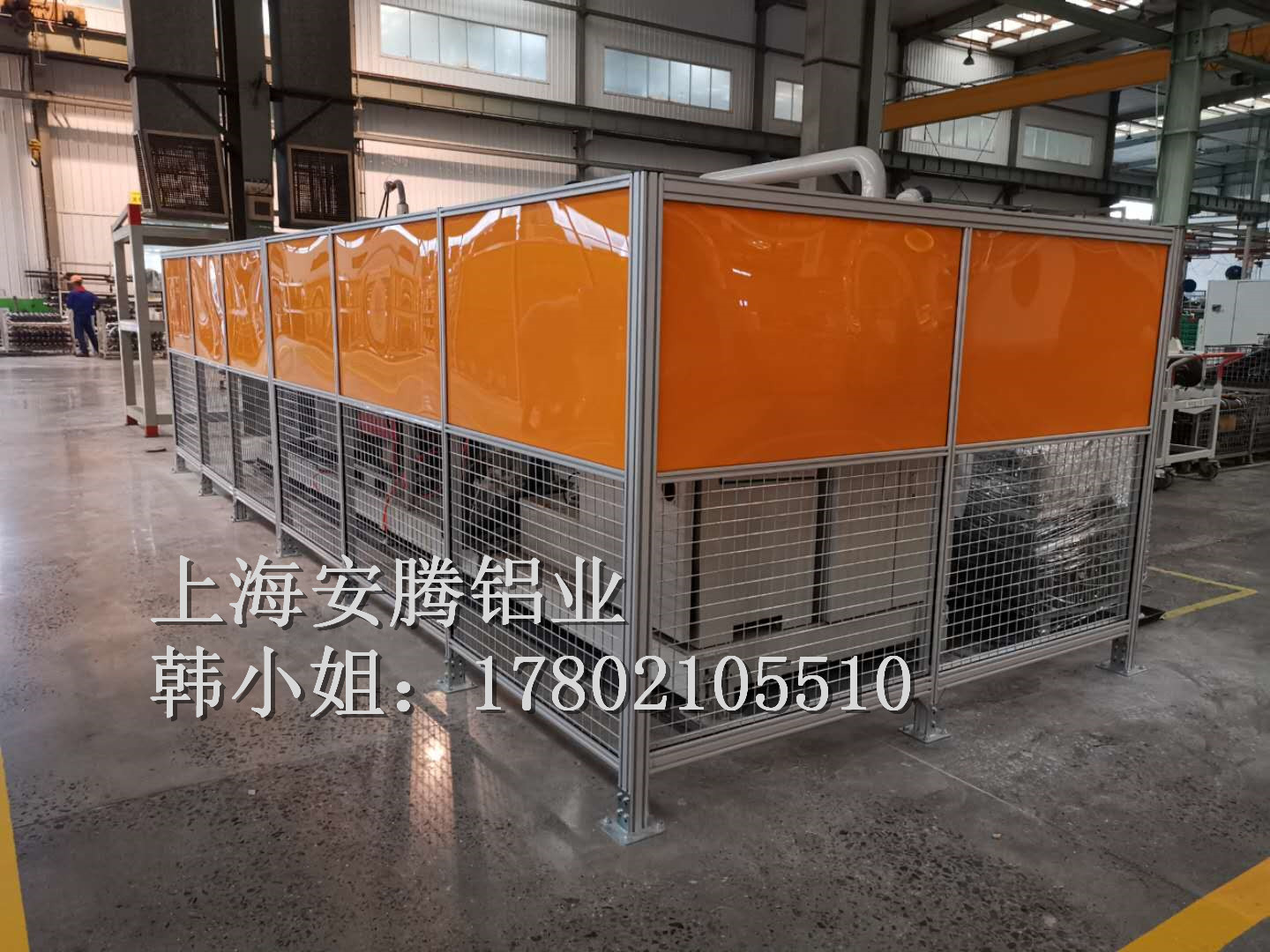 黃色亞克力圍欄1